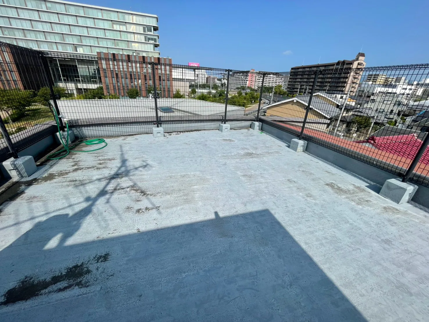 茨木市 屋上ウレタン防水工事 施工前