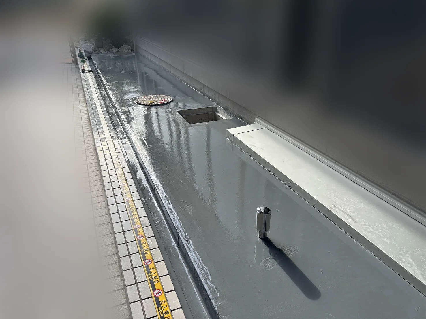 池田市 地下ピット上部の複合防水工事 施工後