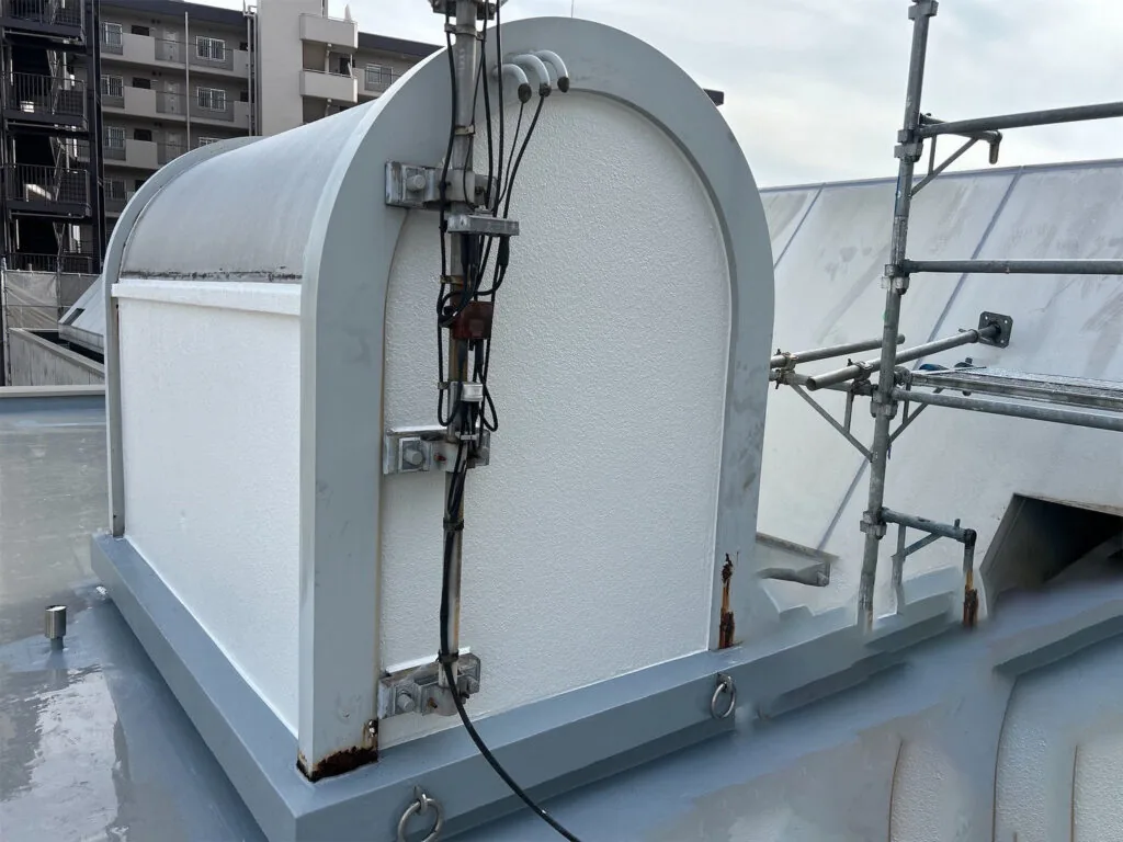 屋上防水工事（ウレタン防水）で雨漏り対策を実施 施工後